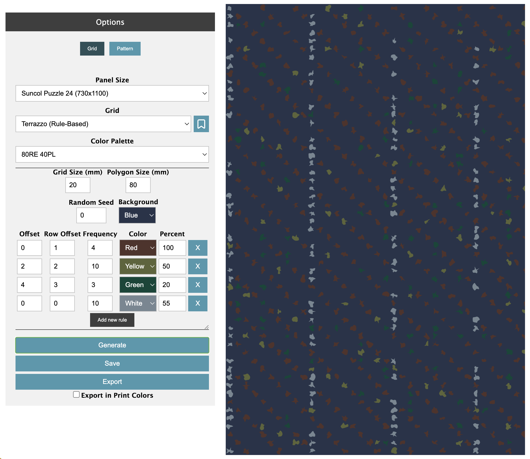 Tool UI: Terrazzo